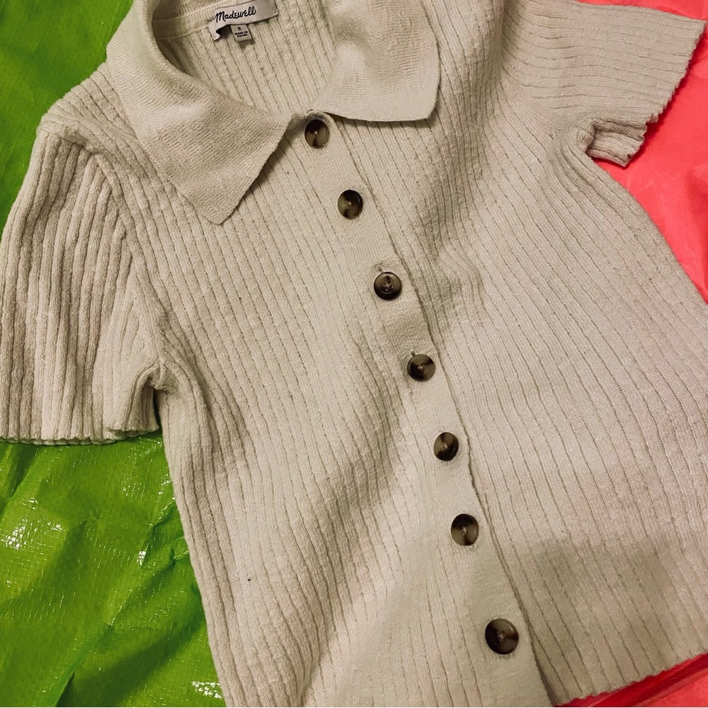 Barbrook Button-Front Sweater Polo